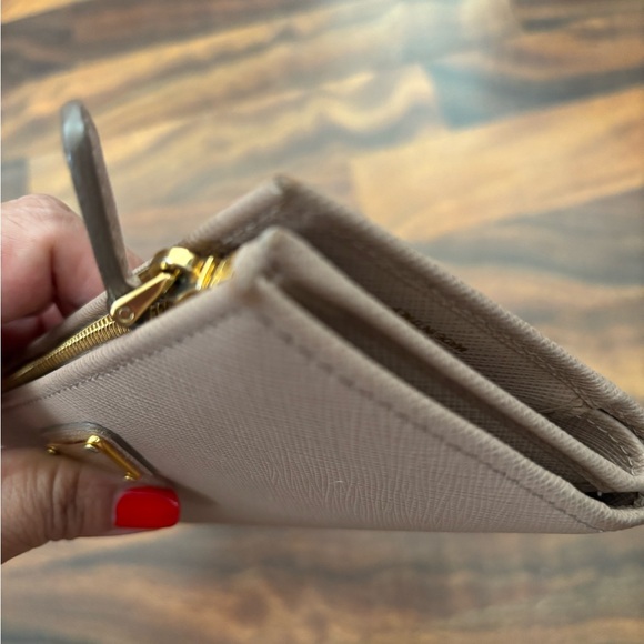 Prada Women\'s Taupe Leather Wallet